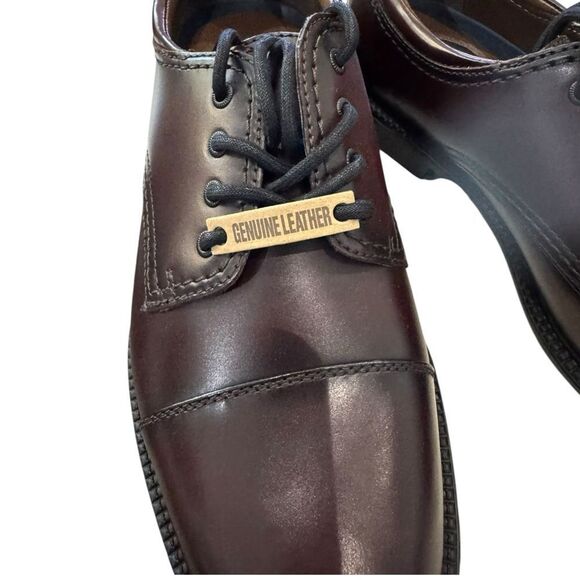 New Dockers Gordon Cordovan Men\'s Leather Oxford Shoes 8.5